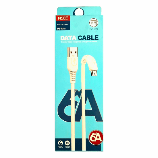 USB-A to Micro - USB Data Cable, Super Fast Charging 6A, 1M – MSEE MS-52A