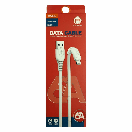 USB-A to Lightning Charging Cable & Data Cable for iphone s, Super Fast Charging 6A, – 1 m For iPhone