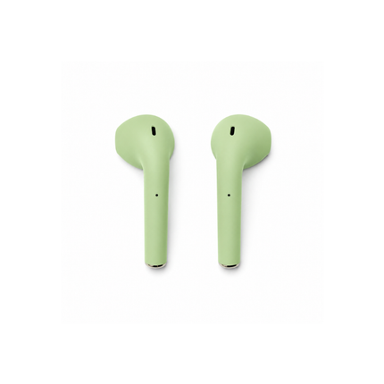 inPods 12 Wireless Stereo Earphones with Type-C Charging Case Compatible Bluetooth Earbuds – Peach Pink, Navy Blue & Mint Green