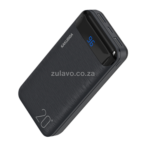 Kakusiga KSC-422 20000mAh Power Bank – Double Power. Double Performance Engineered for heavy use and high performance