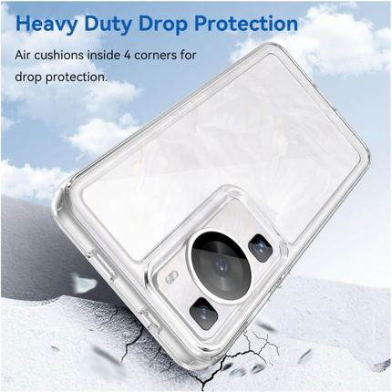 Huawei P60 - P60 Pro Compatible Clear TPU Acrylic Protective Case