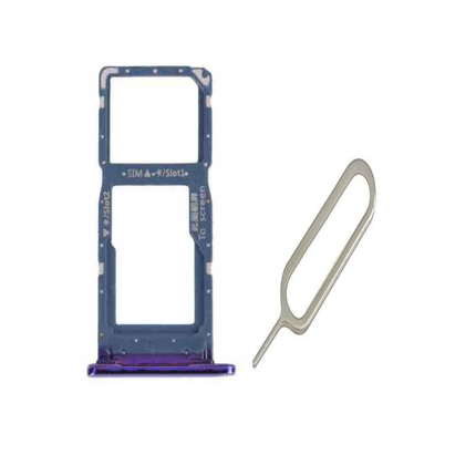 Huawei P Smart 2019 SIM Card Tray Replacement Black with SIM Ejector Tool