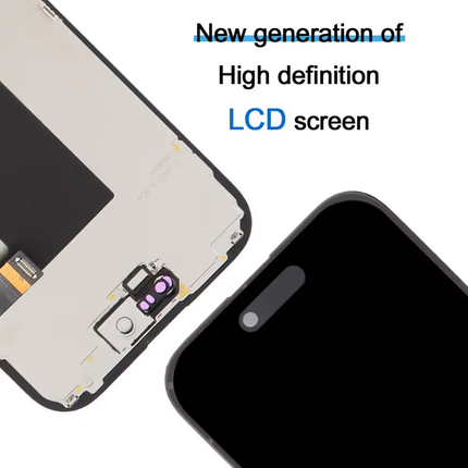 iPhone 17 Air Compatible Replacement Incell LCD Touch Screen With Middle Frame Black