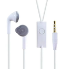 3.5mm Wired Earphones with Remote and Microphone Compatible Devices – White