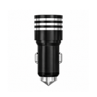 Dual USB Car Charger with Emergency Window Breaker Compatible for iPhone, Samsung & Android – Assorted Colours