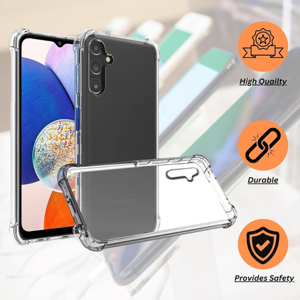 Samsung Galaxy A14 4G 5G Compatible Clear Protective Phone Case Slim Bumper Cover