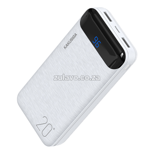 Kakusiga KSC-422 20000mAh Power Bank – Double Power. Double Performance Engineered for heavy use and high performance