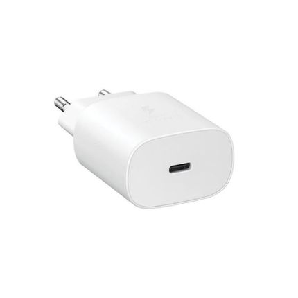 25W USB-C Fast Charging Wall Adapter Compatible With Samsung Android iPhone White