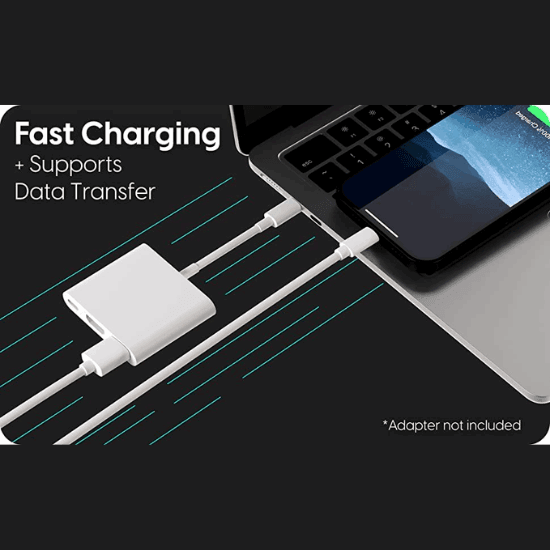 USB-A to Lightning Charging Cable & Data Cable for iphone s, Super Fast Charging 6A,  – 1 m For iPhone