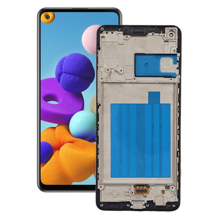 Samsung Galaxy A21s Compatible Replacement LCD Screen With Frame