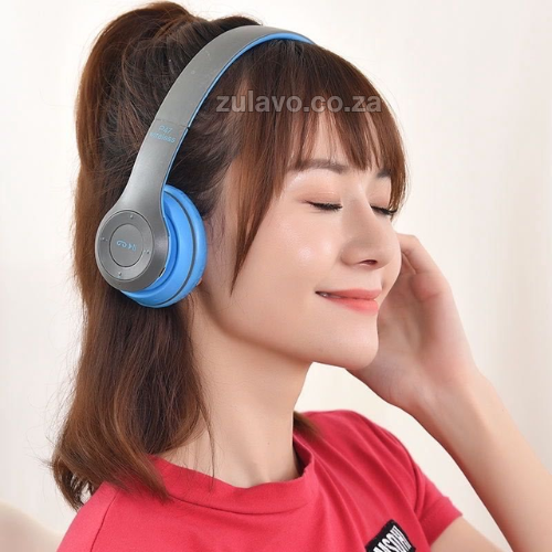P47 Wireless Bluetooth Headphones - Premium Sound Quality, Comfortable Foldable Design & Extended Battery Life Designed for music lovers, gamers, and professionals