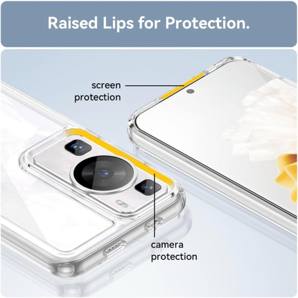 Huawei P60 - P60 Pro Compatible Clear TPU Acrylic Protective Case