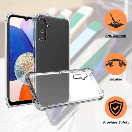 Samsung Galaxy A14 4G 5G Compatible Clear Protective Phone Case Slim Bumper Cover
