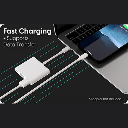 Usb A to Lightning Cable for iPhone, 1m Fast Charging and Data Transfer Cable, White