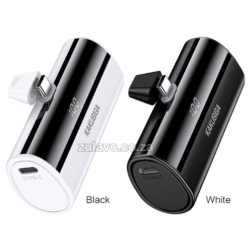 Kakusiga KSC-1075 Mini 5000mAh Pocket Power Bank – Compact. Fast. Powerful Designed for modern, on-the-go lifestyles