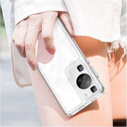 Huawei P60 - P60 Pro Compatible Clear TPU Acrylic Protective Case