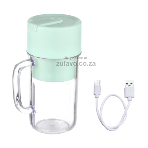 Portable USB Rechargeable Crusher Juicer Cup – Fresh Juice Anytime, Anywhere Designed for modern lifestyles, this 2-in-1 juicer