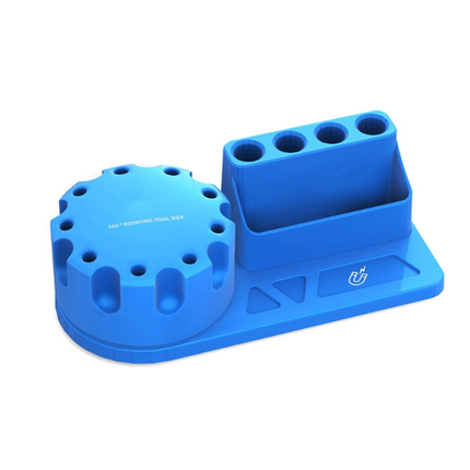 360 Degree Rotating Screwdriver Storage Rack KC-ST331 Blue Tool Holder
