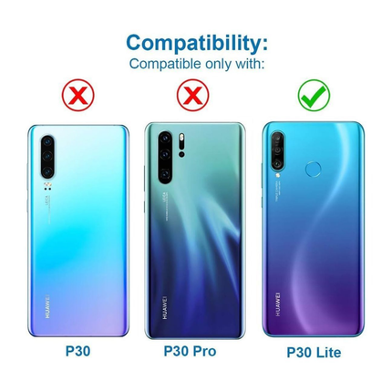 SIM Tray Replacement Compatible with Huawei P30 Lite - Black