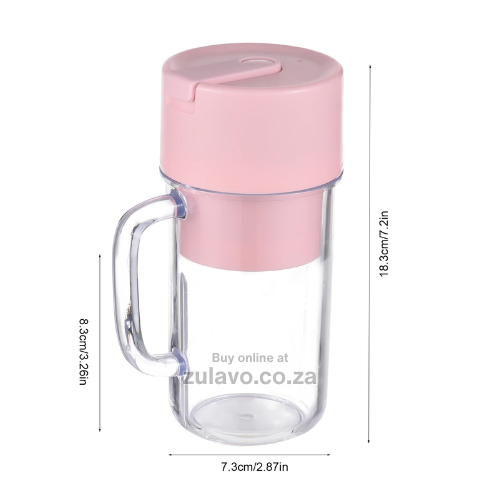 Portable USB Rechargeable Crusher Juicer Cup – Fresh Juice Anytime, Anywhere Designed for modern lifestyles, this 2-in-1 juicer