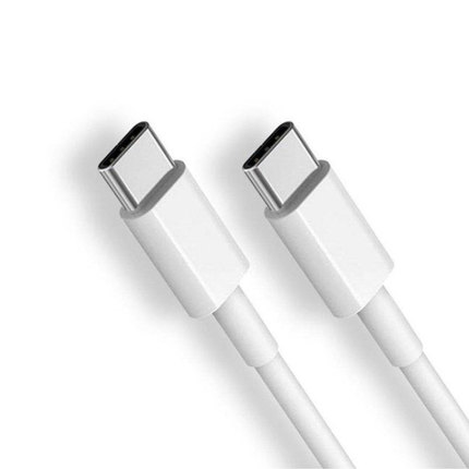 25W USB-C Fast Charging Wall Adapter with USB-C to USB-C Cable Compatible with Samsung and USB-C Devices – White EU Plug