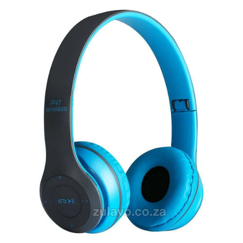 P47 Wireless Bluetooth Headphones - Premium Sound Quality, Comfortable Foldable Design & Extended Battery Life Designed for music lovers, gamers, and professionals