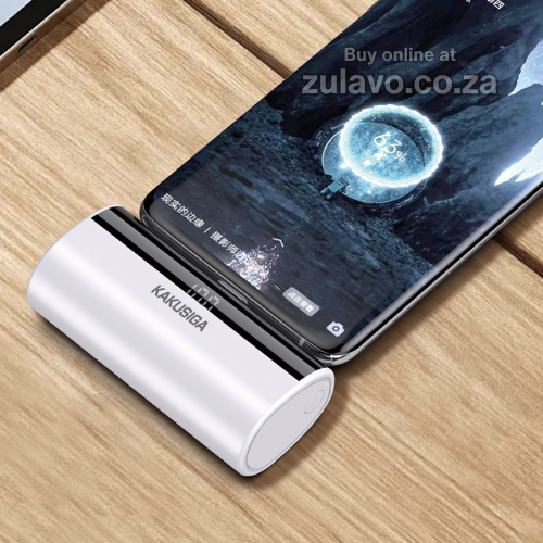 Kakusiga KSC-1075 Mini 5000mAh Pocket Power Bank – Compact. Fast. Powerful Designed for modern, on-the-go lifestyles