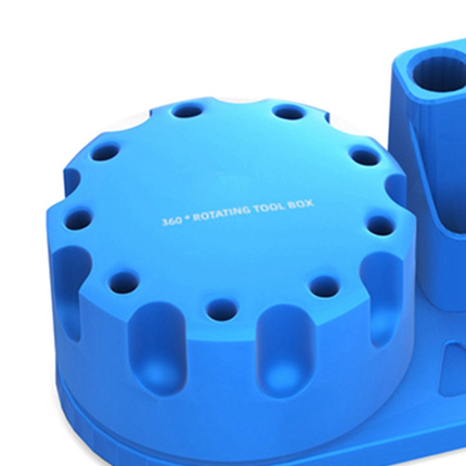 360 Degree Rotating Screwdriver Storage Rack KC-ST331 Blue Tool Holder