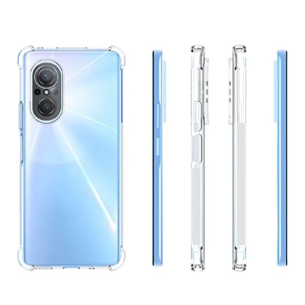 Huawei Nova 9 SE Compatible Crystal Clear TPU Protective Case with Reinforced Corners