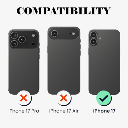 iPhone 17 - 6.3 Inch Compatible Clear TPU Phone Case Slim Transparent