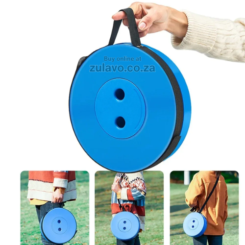 Foldable Telescopic Stool 4.0 – Portable, Adjustable, and Built for Every Adventure! Giving you instant seating whether you’re camping, fishing, hiking, or waiting in long queues.
