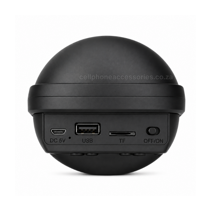 Greatnice GTS-2288 Wireless Bluetooth Speaker Portable LED Light FM Radio USB/TF Speaker - Black