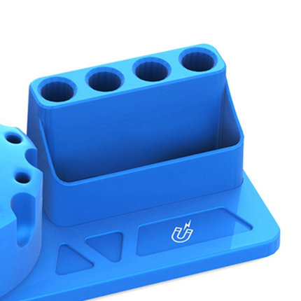 360 Degree Rotating Screwdriver Storage Rack KC-ST331 Blue Tool Holder