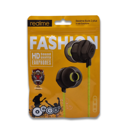 Realme Buds 2 Plus In-Ear Earphones with HD Sound Quality and Microphone