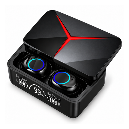 M90 Pro Bluetooth 5.3 Wireless Earbuds with Power Bank Function, Touch Control and Type-C Charging Case