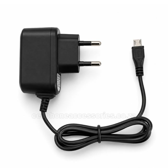 UNI Unigro+ Travel Charger with Micro USB Cable – Wall Charger Compatible for Android Smartphones, Mobile Phones & Micro USB Devices – Black