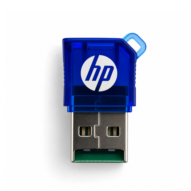 HP USB 3.0 SD Card Reader Plug & Play Blue