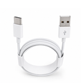 USB-A to USB Type-C Charging Cable Compatible with USB-C Devices White