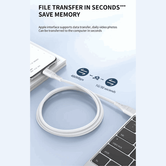 USB Type C Charging Cable & Data Cable for Type C Devices, Super Fast Charging 6A, 1M