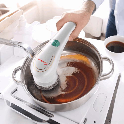 Condere 360° Electric Cleaning Brush with 5 Heads Cordless Handheld for Kitchen – Deep Clean Smarter, Not Harder!