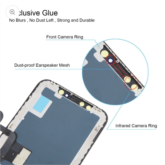 iPhone XR Compatible Replacement LCD Display Touch Screen Assembly – Black