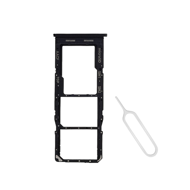 Samsung Galaxy A13 5G Replacement SIM Card Tray with MicroSD Slot - Black