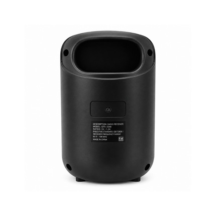 GREATNICE GTS-2288 3 Inch Wireless Speaker with LED Light and FM Radio Black