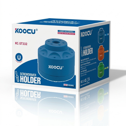 Screwdriver Holder KOOCU KC-ST332 Magnetic Tool Storage Stand Blue