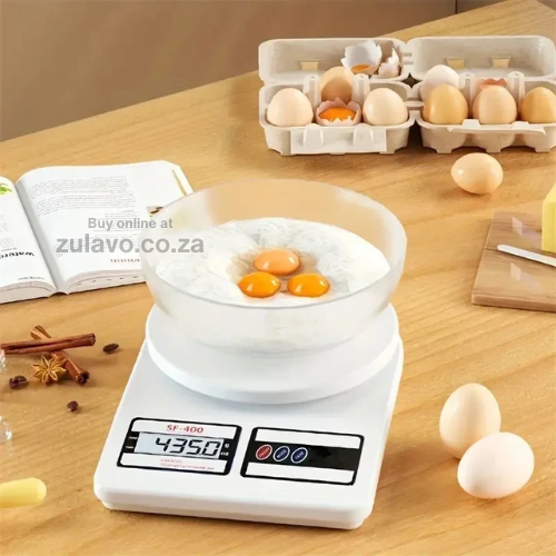 SF-400 Digital Kitchen Scale – Precision Meets Simplicity Designed for precise measurement up to 10kg