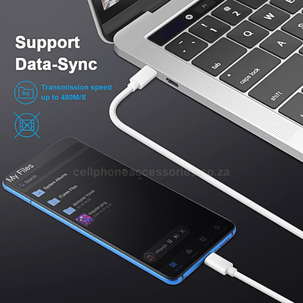 Type-C to Type-C Fast Charging Cable 5.0A 1M Compatible USB-C Cable Pack of 3