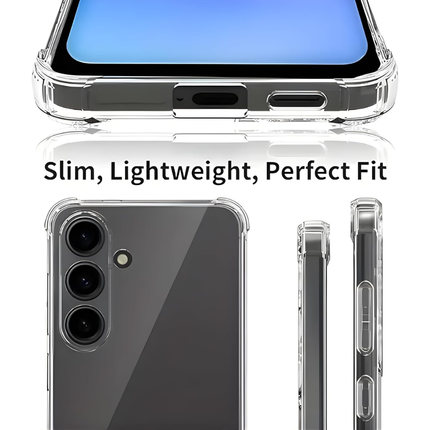 Samsung Galaxy A15 TPU Shockproof Back Cover Crystal Clear