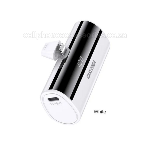 Mini Pocket Power Bank Compatible iPhone Lightning Connector – KAKUSIGA 5000mAh