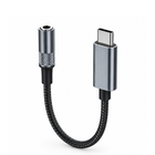 LDNIO LS-Y80C USB-C to 3.5mm Female Audio Adapter Cable Hi-Fi Braided Grey