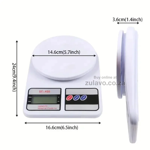 SF-400 Digital Kitchen Scale – Precision Meets Simplicity Designed for precise measurement up to 10kg